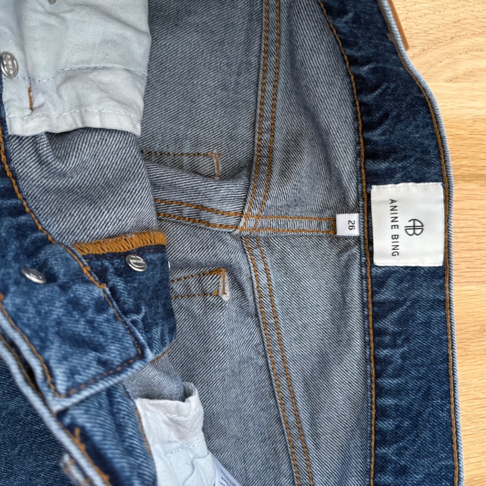 Anine Bing Kate Jean Clean Indigo Size 26 - Picture 6 of 12